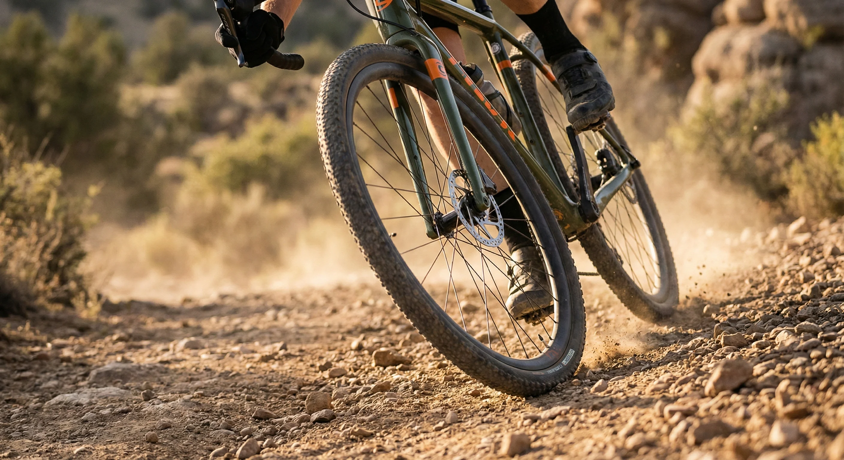 Gravel bike handling drills